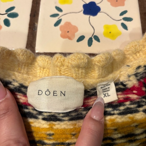 SHRUNKEN - AMBLE CARDIGAN SWEATER -- OSLO FAIR ISLE - Picture 4 of 12